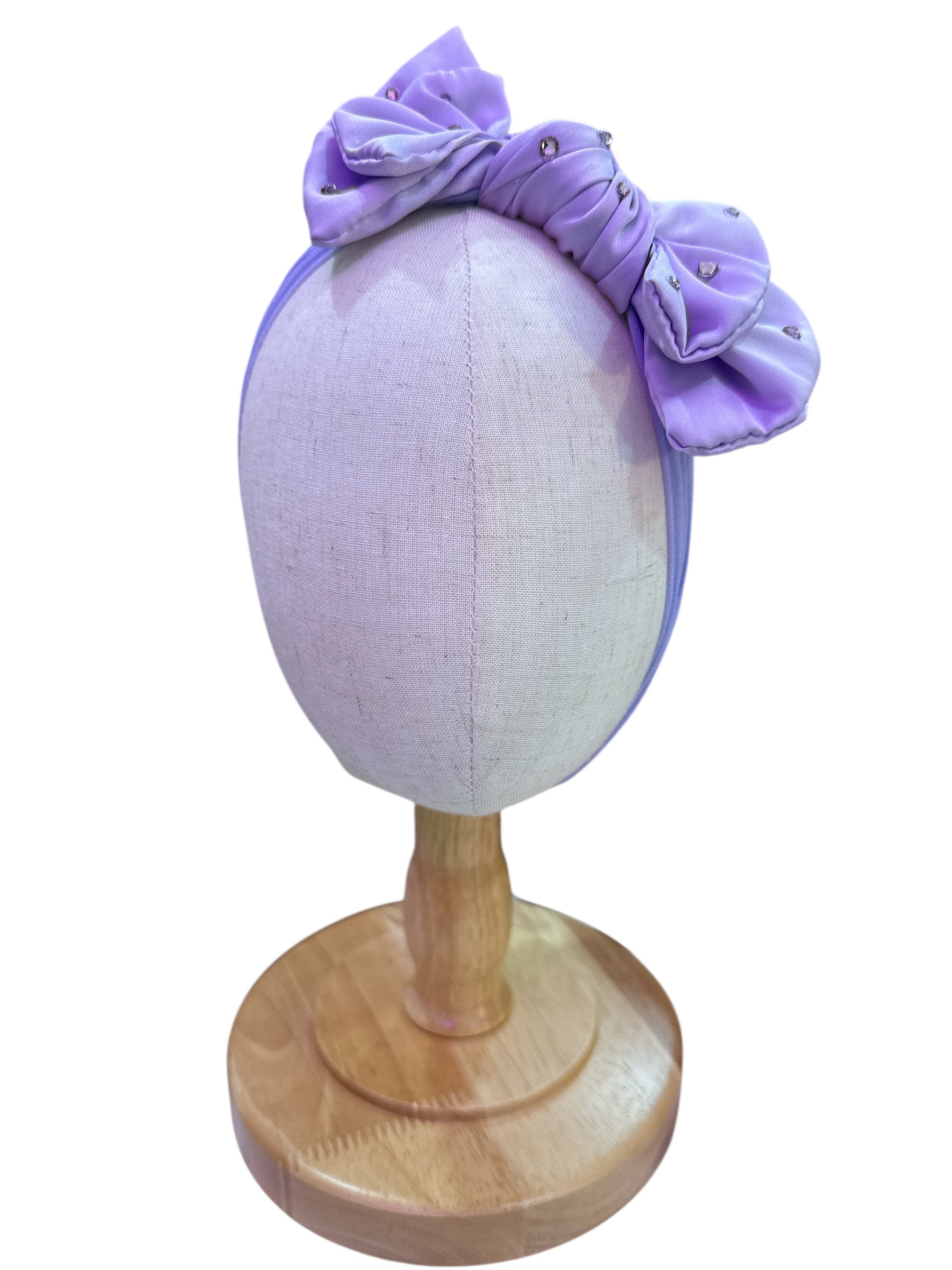 Infant Lavender Rhinestone Headband